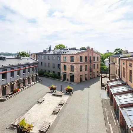 Gypsum Factory - Historic 4 Floor Townhouse - River View Terrace - King Bed 140m2 Apartman Riga